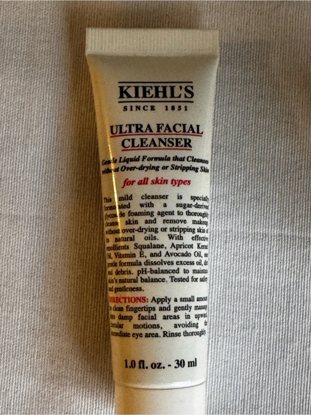 Kiehl's White Hand Salve & White Ultra Facial Cleanser Duo